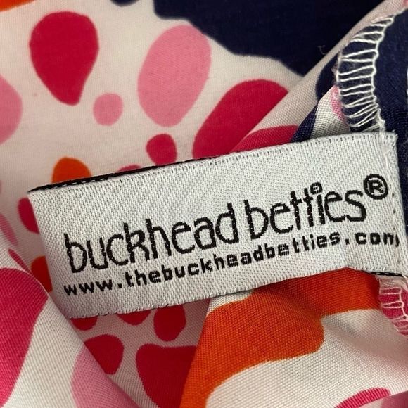 Buckhead Betties Sz M Sleeveless Multicolor Print Top - Picture 6 of 6